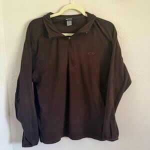 Champion Brown Quarterzip Fleece